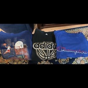 Three boys size medium (10/12) shirts